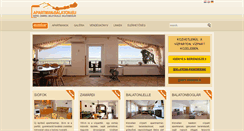 Desktop Screenshot of apartman-balaton.eu
